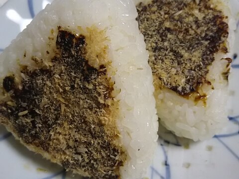 海苔の佃煮の焼おにぎり(^^)